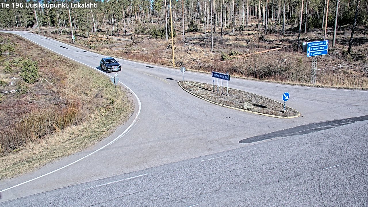 Kelikamerat Kuva Tie 196 Uusikaupunki, Lokalahti, Uusikaupunki, Varsinais-Suomi