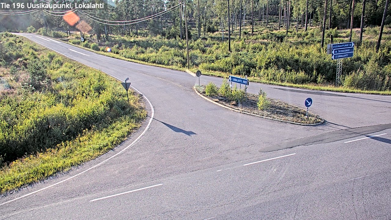 Kelikamerat Kuva Tie 196 Uusikaupunki, Lokalahti, Uusikaupunki, Varsinais-Suomi