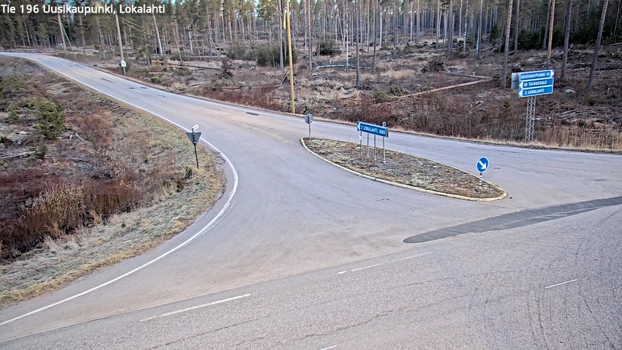 Kelikamerat Kuva Tie 196 Uusikaupunki, Lokalahti, Uusikaupunki, Varsinais-Suomi