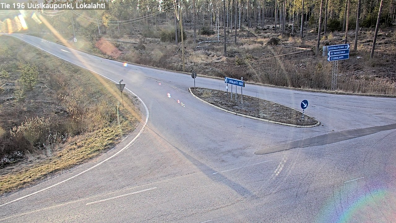 Kelikamerat Kuva Tie 196 Uusikaupunki, Lokalahti, Uusikaupunki, Varsinais-Suomi
