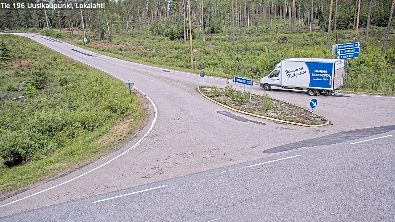 Kelikamerat Kuva Tie 196 Uusikaupunki, Lokalahti, Uusikaupunki, Varsinais-Suomi