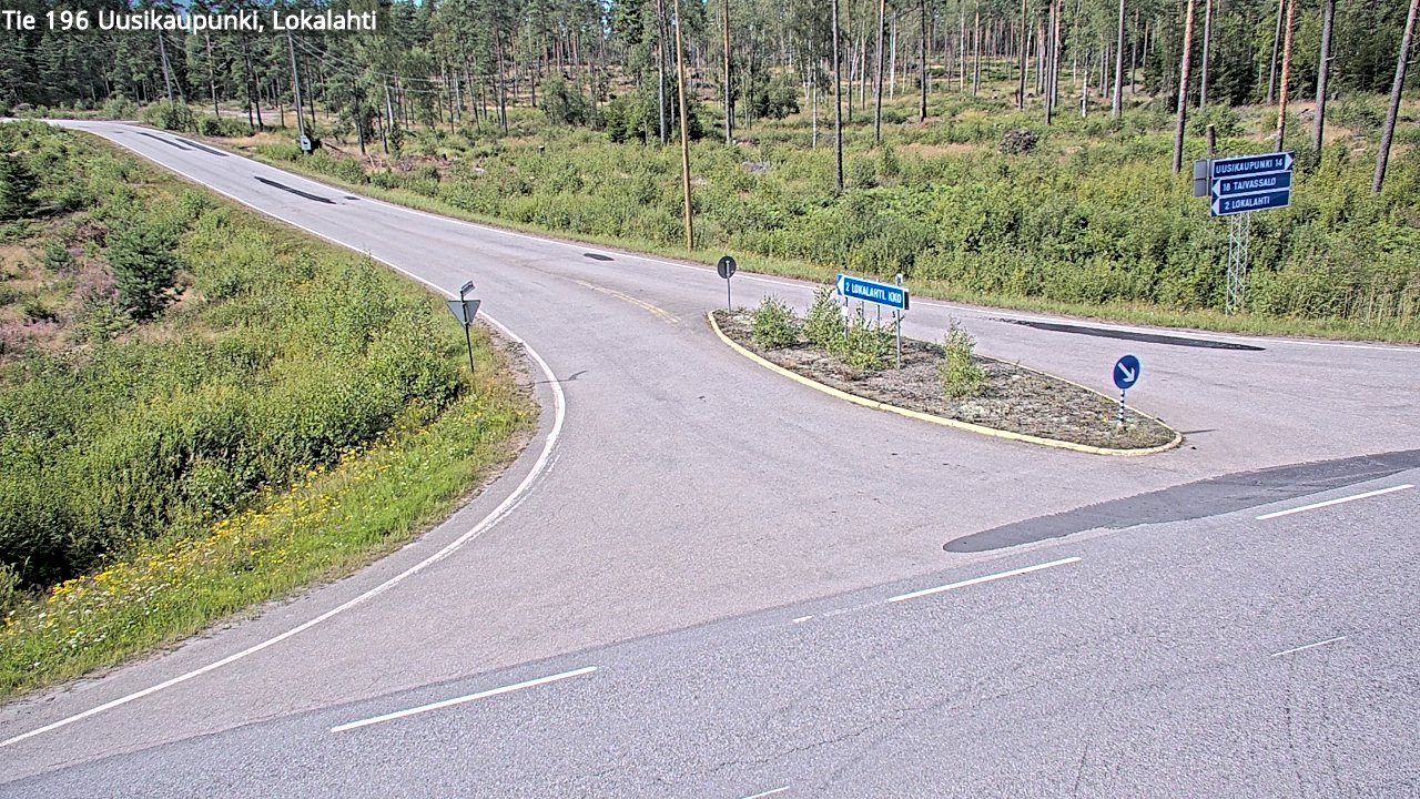 Kelikamerat Kuva Tie 196 Uusikaupunki, Lokalahti, Uusikaupunki, Varsinais-Suomi