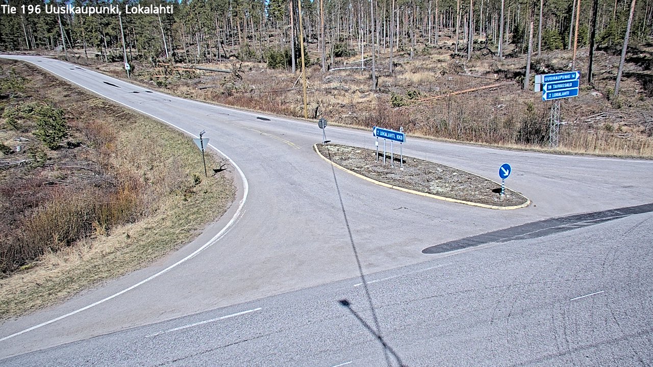 Kelikamerat Kuva Tie 196 Uusikaupunki, Lokalahti, Uusikaupunki, Varsinais-Suomi