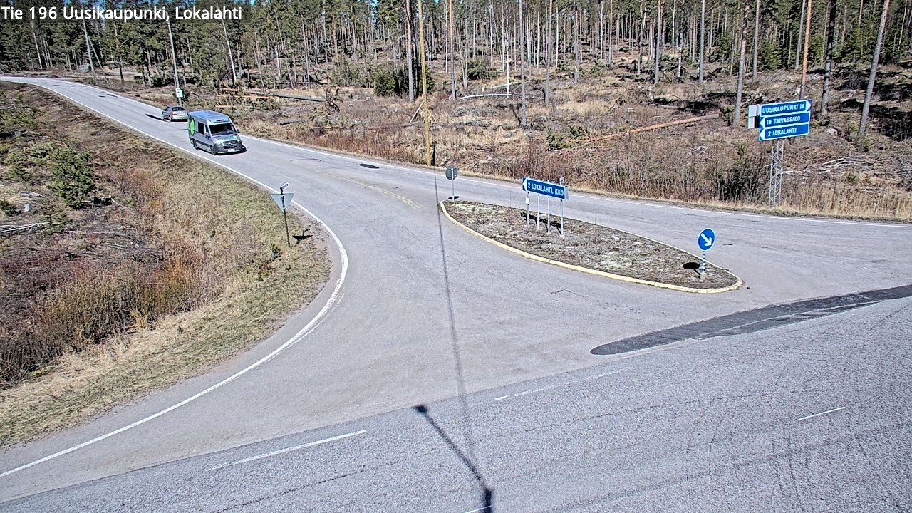 Kelikamerat Kuva Tie 196 Uusikaupunki, Lokalahti, Uusikaupunki, Varsinais-Suomi
