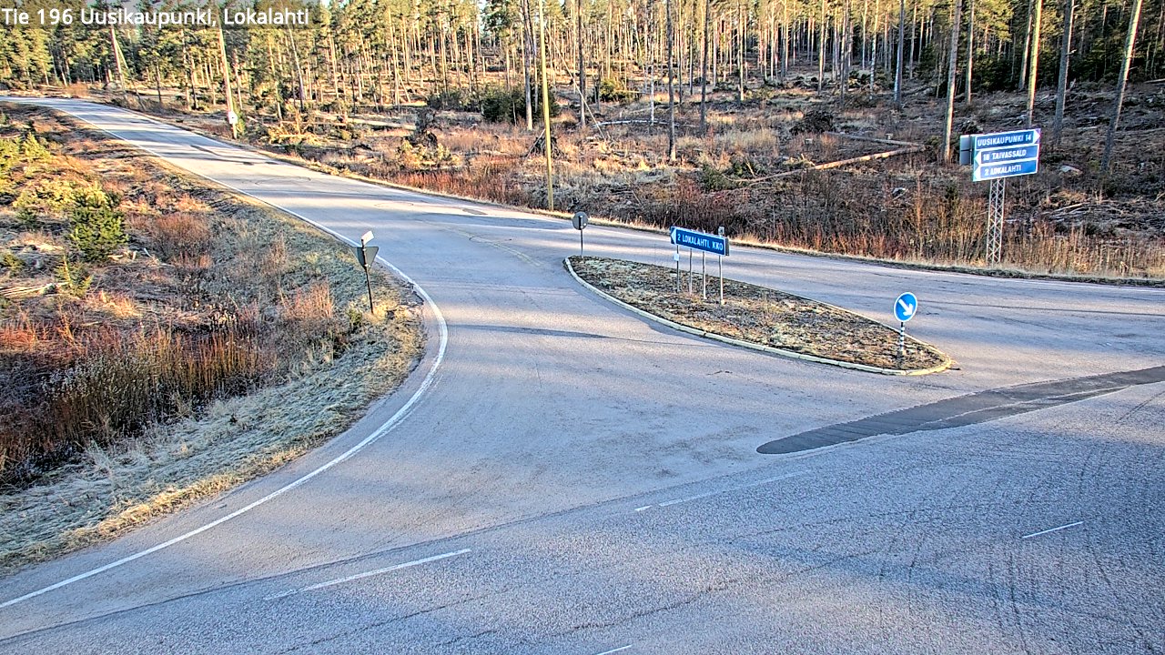 Kelikamerat Kuva Tie 196 Uusikaupunki, Lokalahti, Uusikaupunki, Varsinais-Suomi