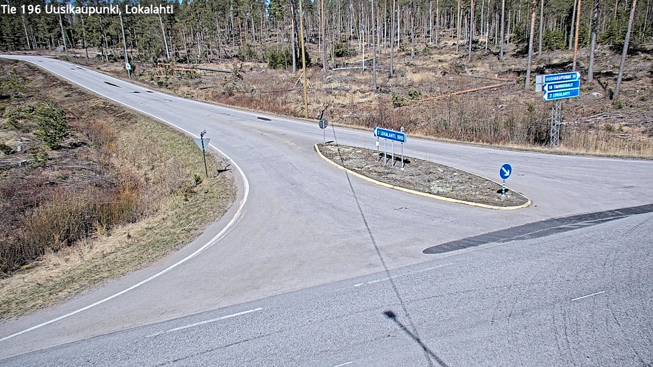 Kelikamerat Kuva Tie 196 Uusikaupunki, Lokalahti, Uusikaupunki, Varsinais-Suomi