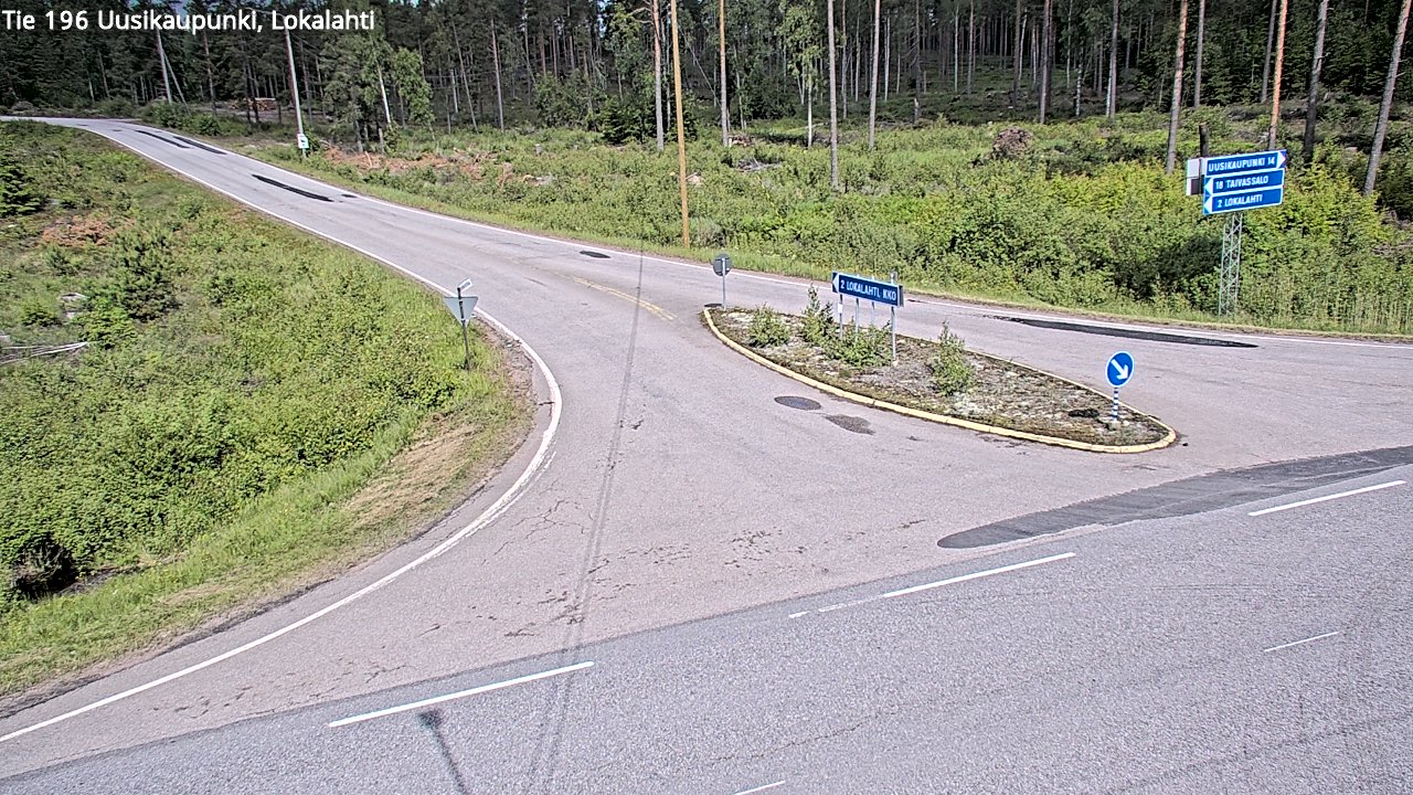 Kelikamerat Kuva Tie 196 Uusikaupunki, Lokalahti, Uusikaupunki, Varsinais-Suomi