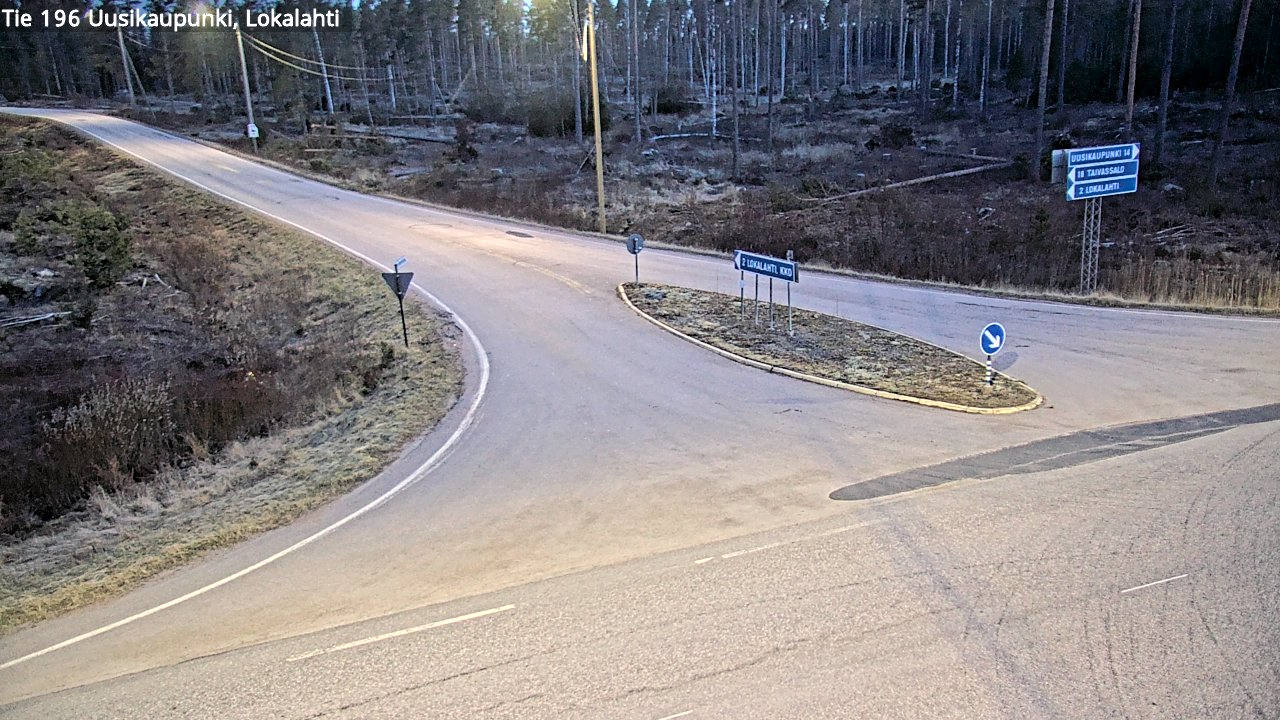 Kelikamerat Kuva Tie 196 Uusikaupunki, Lokalahti, Uusikaupunki, Varsinais-Suomi
