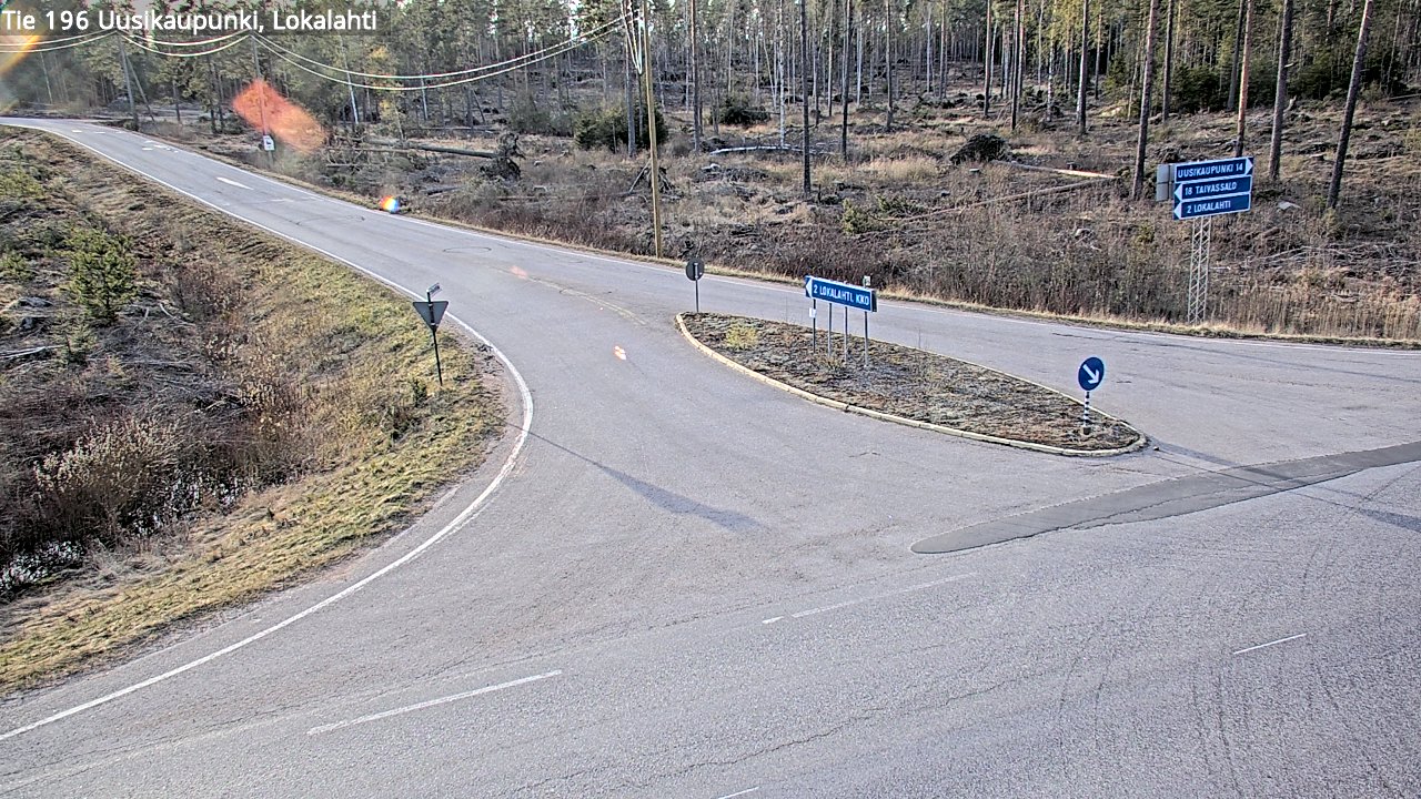Kelikamerat Kuva Tie 196 Uusikaupunki, Lokalahti, Uusikaupunki, Varsinais-Suomi
