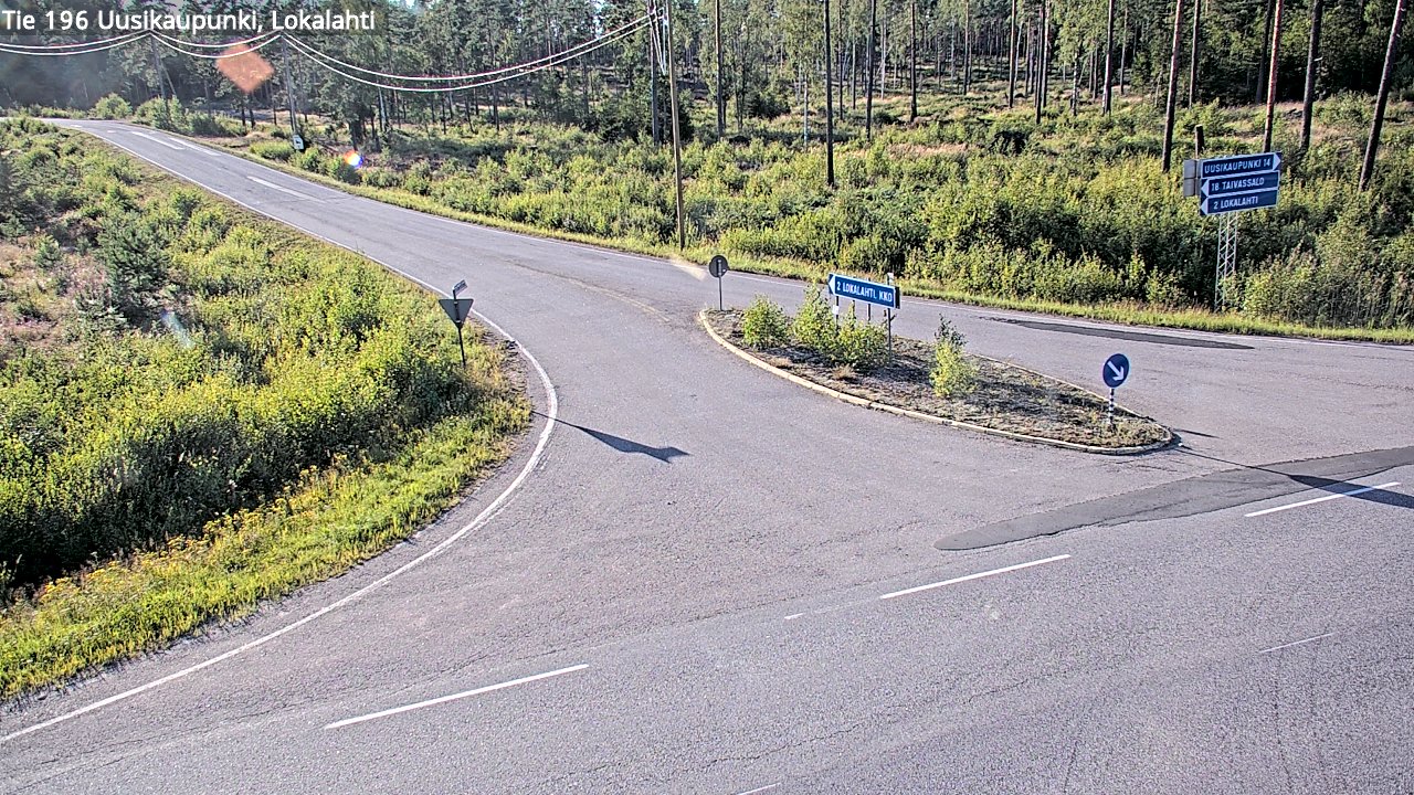 Kelikamerat Kuva Tie 196 Uusikaupunki, Lokalahti, Uusikaupunki, Varsinais-Suomi