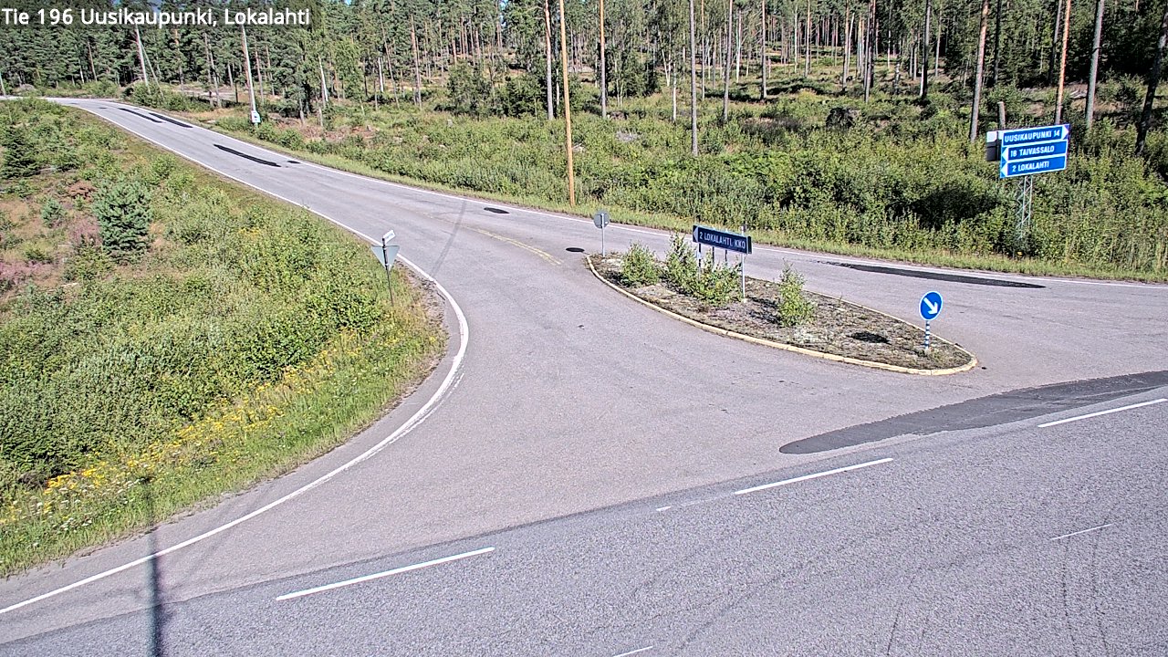 Kelikamerat Kuva Tie 196 Uusikaupunki, Lokalahti, Uusikaupunki, Varsinais-Suomi