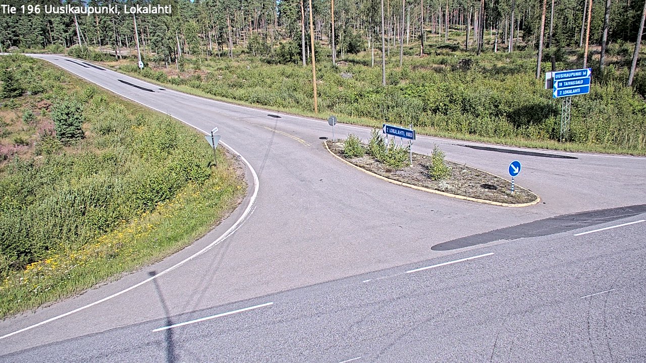 Kelikamerat Kuva Tie 196 Uusikaupunki, Lokalahti, Uusikaupunki, Varsinais-Suomi