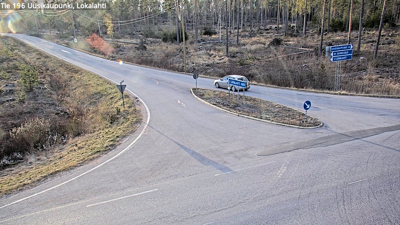 Kelikamerat Kuva Tie 196 Uusikaupunki, Lokalahti, Uusikaupunki, Varsinais-Suomi