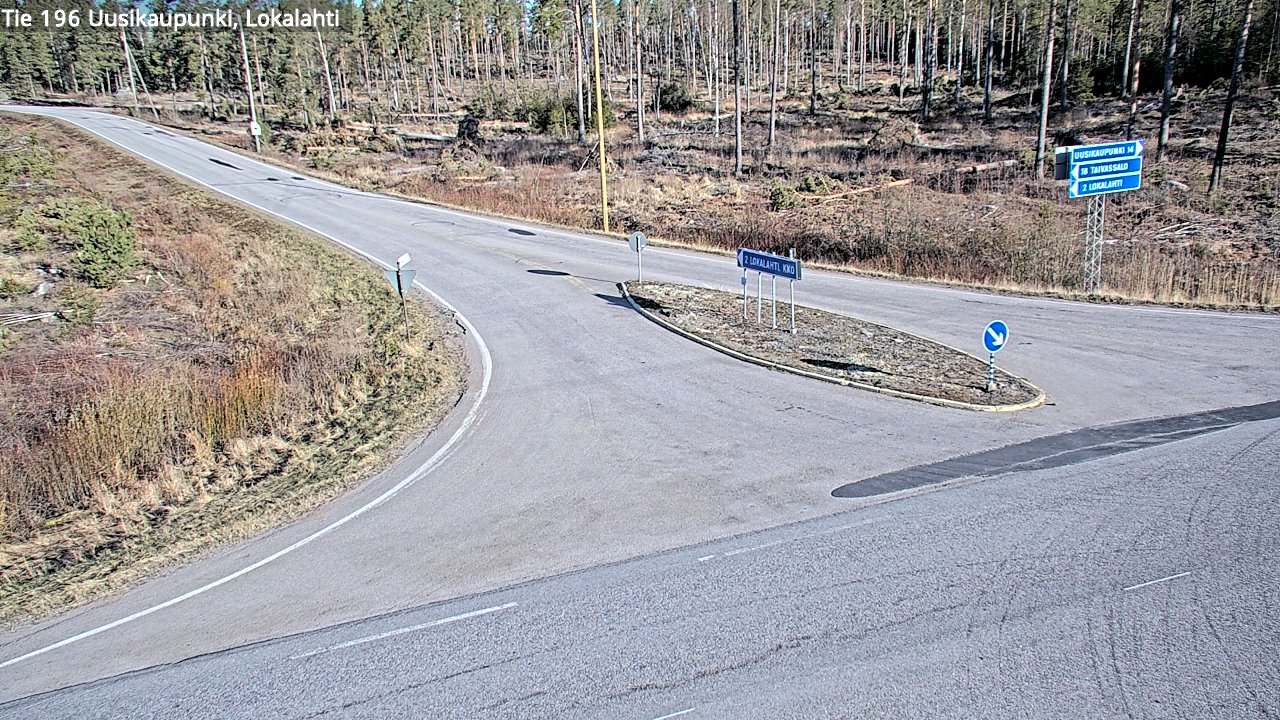 Kelikamerat Kuva Tie 196 Uusikaupunki, Lokalahti, Uusikaupunki, Varsinais-Suomi