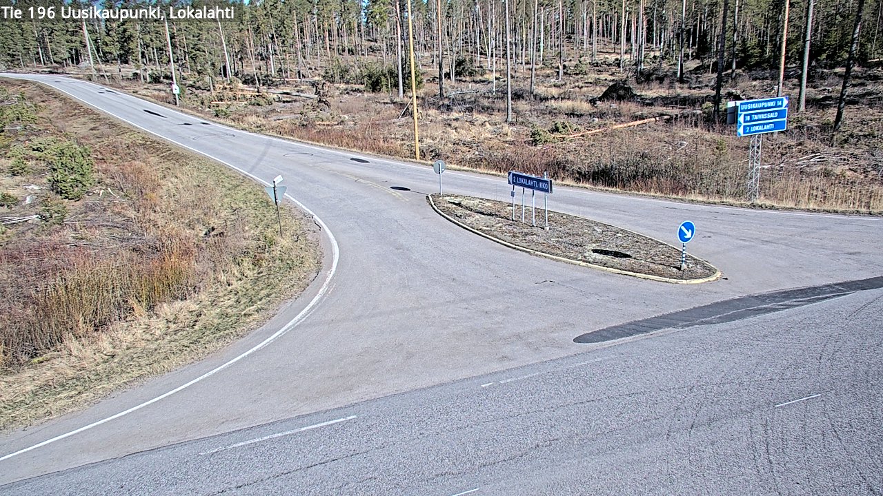Kelikamerat Kuva Tie 196 Uusikaupunki, Lokalahti, Uusikaupunki, Varsinais-Suomi