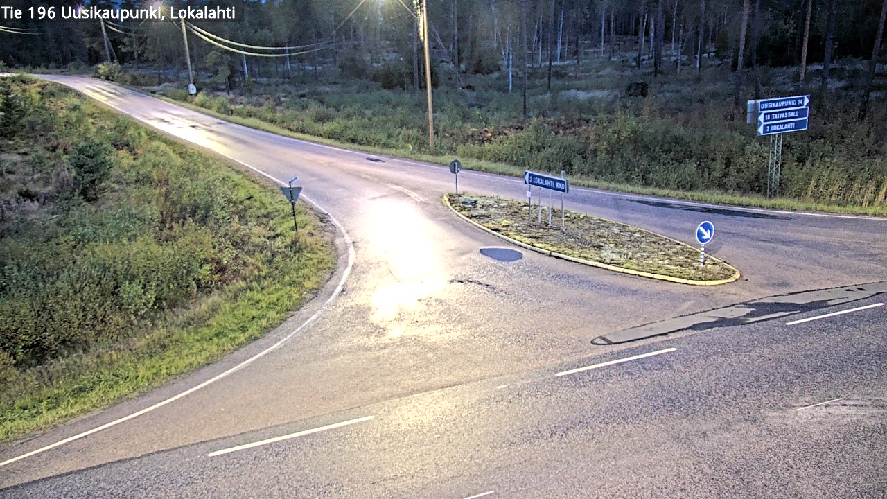 Kelikamerat Kuva Tie 196 Uusikaupunki, Lokalahti, Uusikaupunki, Varsinais-Suomi