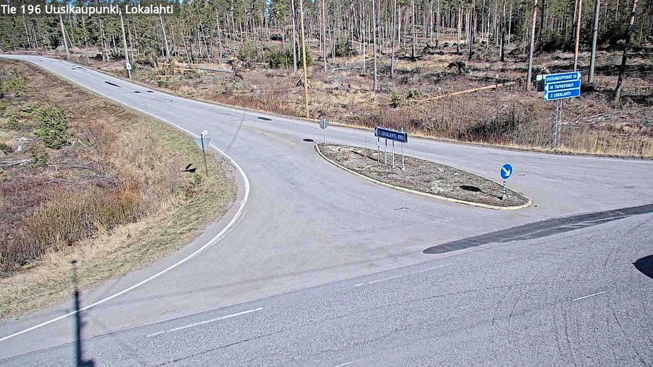 Kelikamerat Kuva Tie 196 Uusikaupunki, Lokalahti, Uusikaupunki, Varsinais-Suomi
