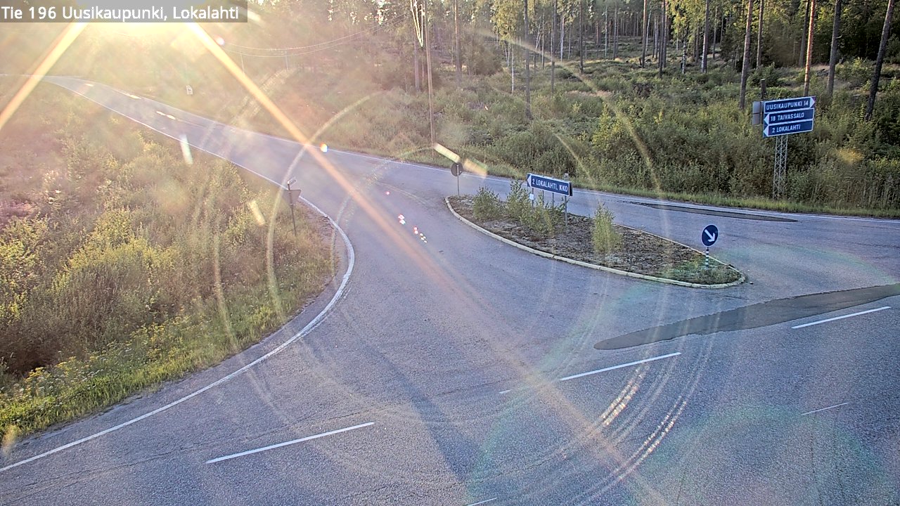 Kelikamerat Kuva Tie 196 Uusikaupunki, Lokalahti, Uusikaupunki, Varsinais-Suomi