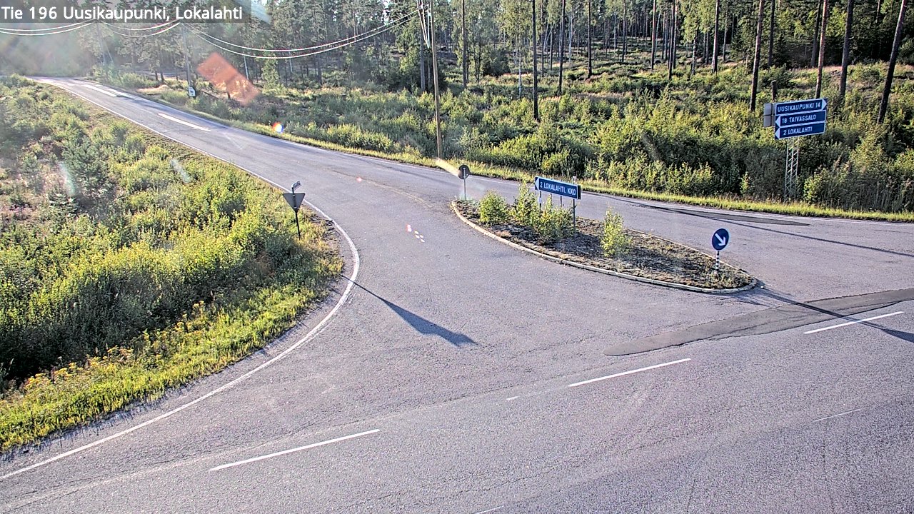 Kelikamerat Kuva Tie 196 Uusikaupunki, Lokalahti, Uusikaupunki, Varsinais-Suomi
