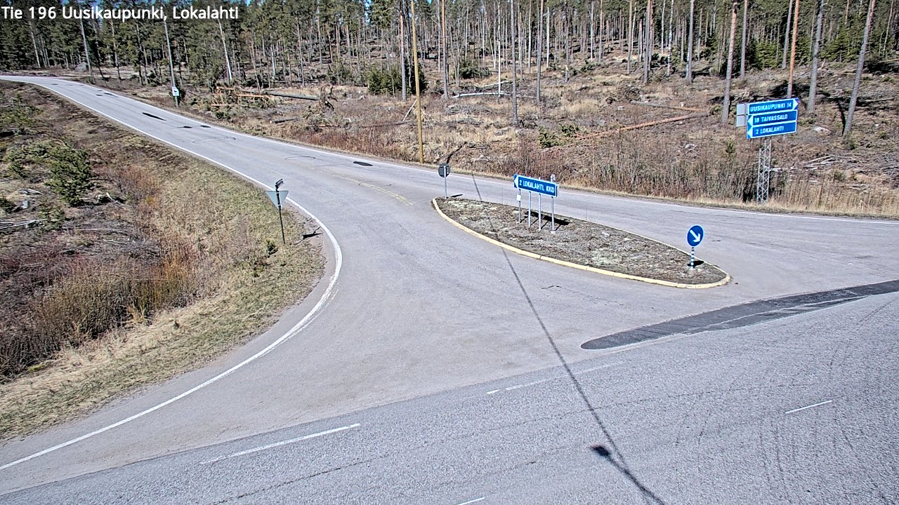 Kelikamerat Kuva Tie 196 Uusikaupunki, Lokalahti, Uusikaupunki, Varsinais-Suomi