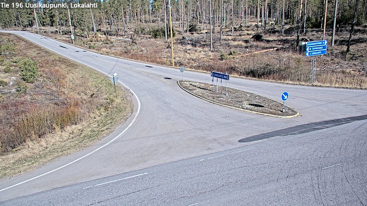 Kelikamerat Kuva Tie 196 Uusikaupunki, Lokalahti, Uusikaupunki, Varsinais-Suomi