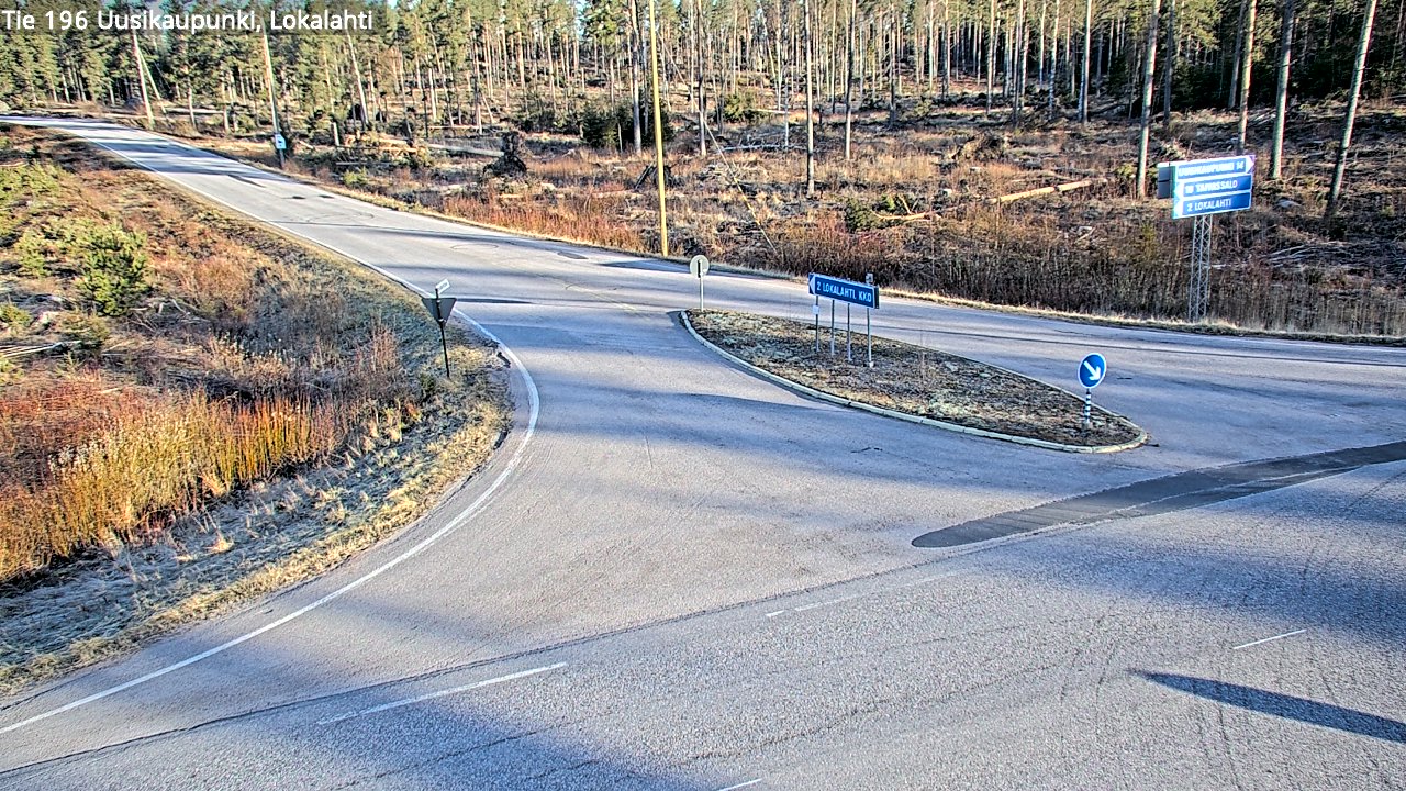 Kelikamerat Kuva Tie 196 Uusikaupunki, Lokalahti, Uusikaupunki, Varsinais-Suomi