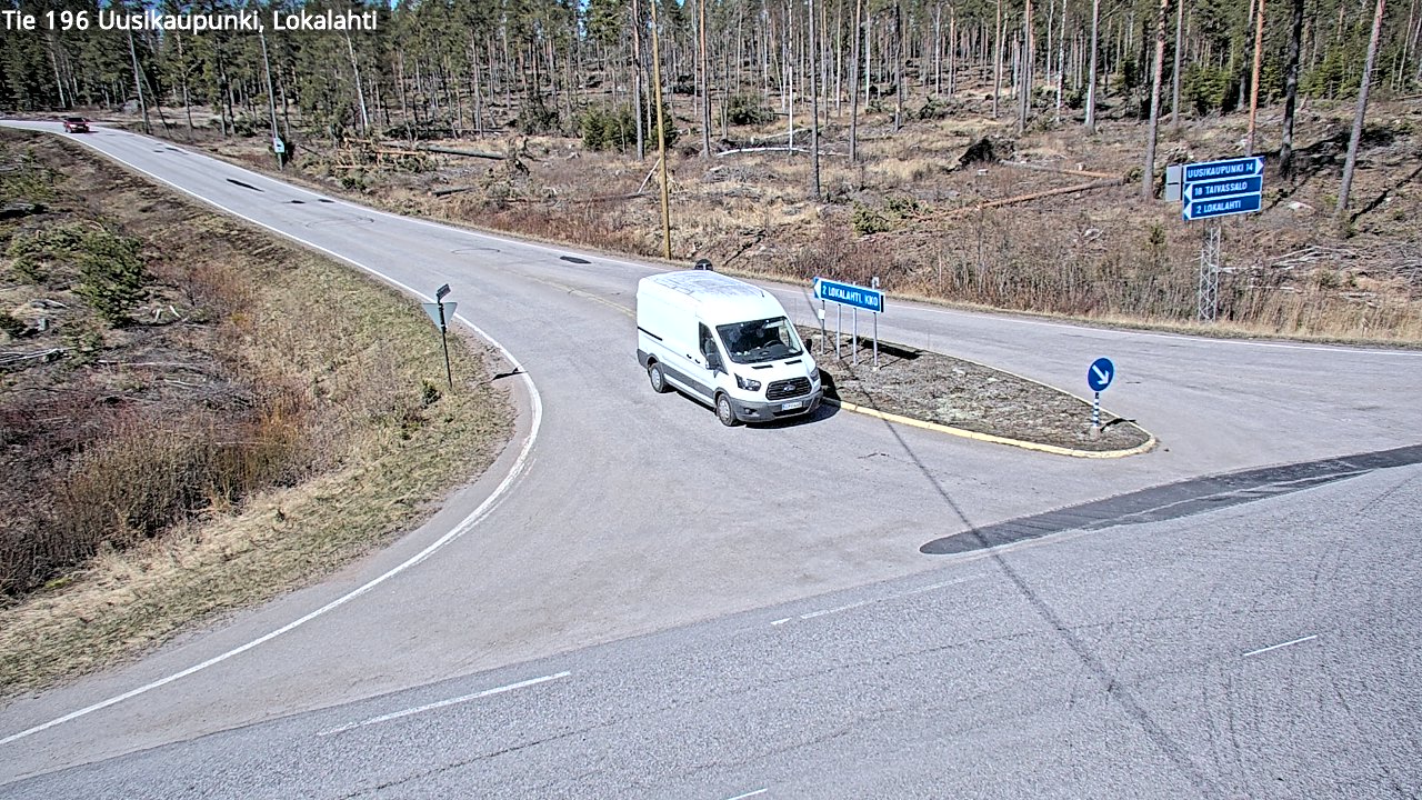 Kelikamerat Kuva Tie 196 Uusikaupunki, Lokalahti, Uusikaupunki, Varsinais-Suomi