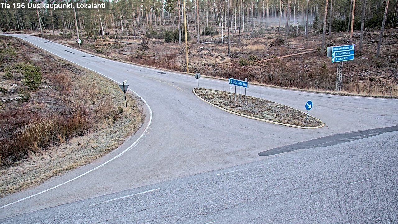 Kelikamerat Kuva Tie 196 Uusikaupunki, Lokalahti, Uusikaupunki, Varsinais-Suomi