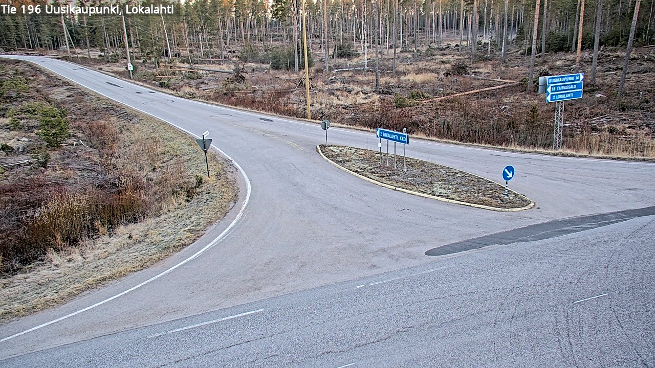 Kelikamerat Kuva Tie 196 Uusikaupunki, Lokalahti, Uusikaupunki, Varsinais-Suomi