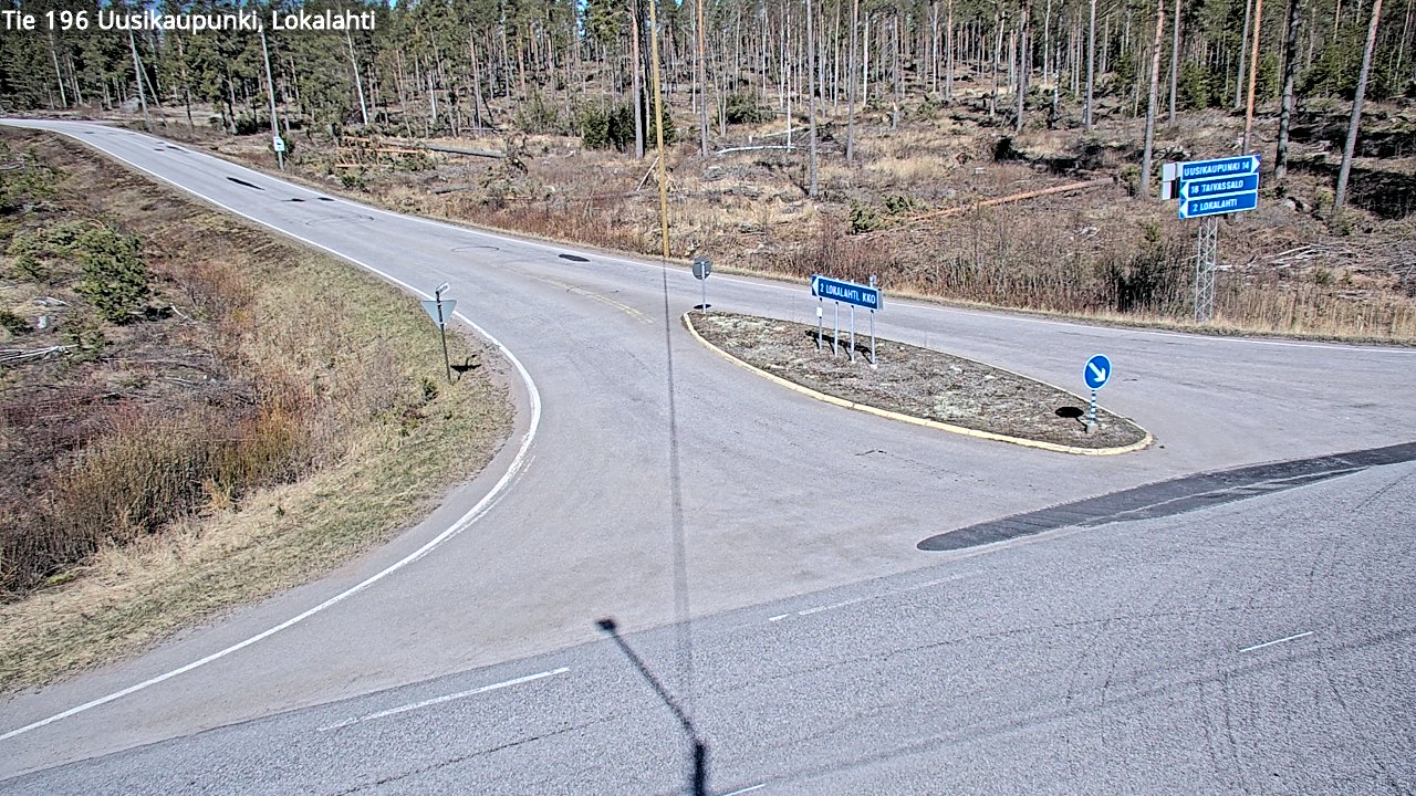 Kelikamerat Kuva Tie 196 Uusikaupunki, Lokalahti, Uusikaupunki, Varsinais-Suomi