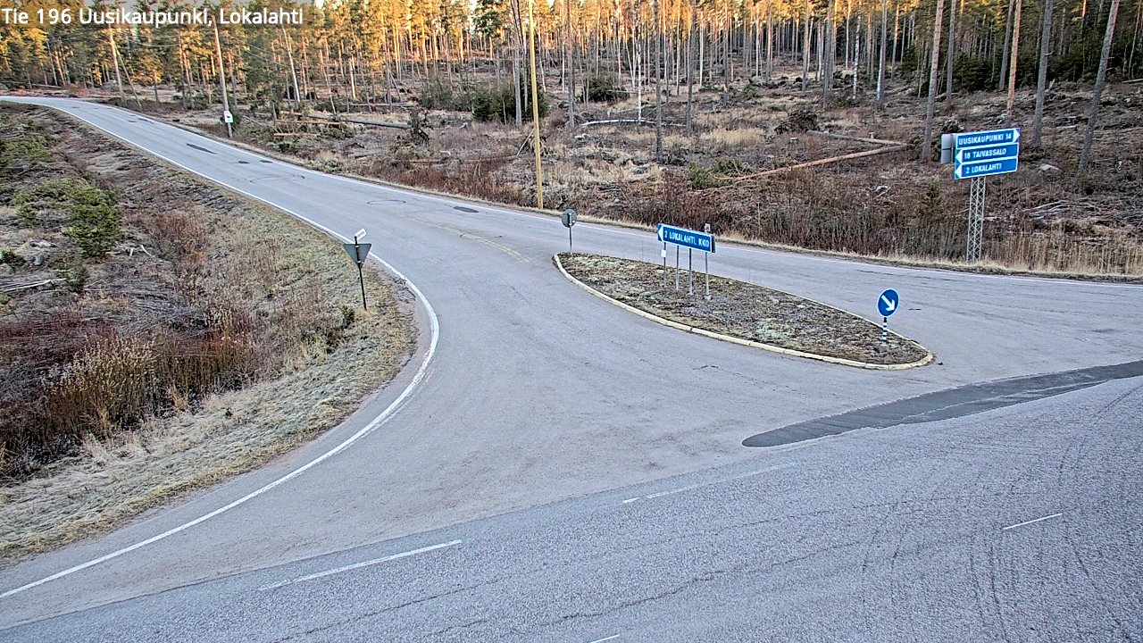 Kelikamerat Kuva Tie 196 Uusikaupunki, Lokalahti, Uusikaupunki, Varsinais-Suomi