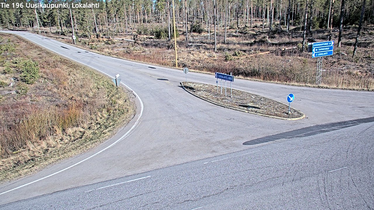 Kelikamerat Kuva Tie 196 Uusikaupunki, Lokalahti, Uusikaupunki, Varsinais-Suomi