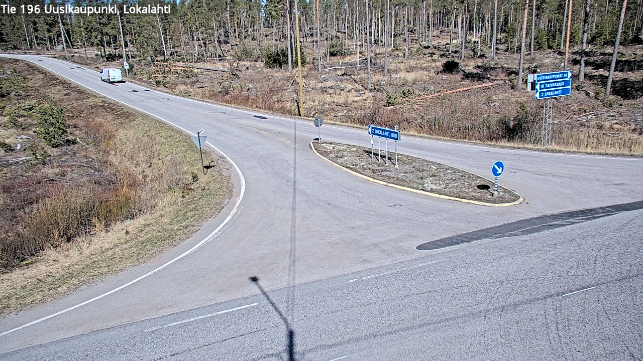 Kelikamerat Kuva Tie 196 Uusikaupunki, Lokalahti, Uusikaupunki, Varsinais-Suomi
