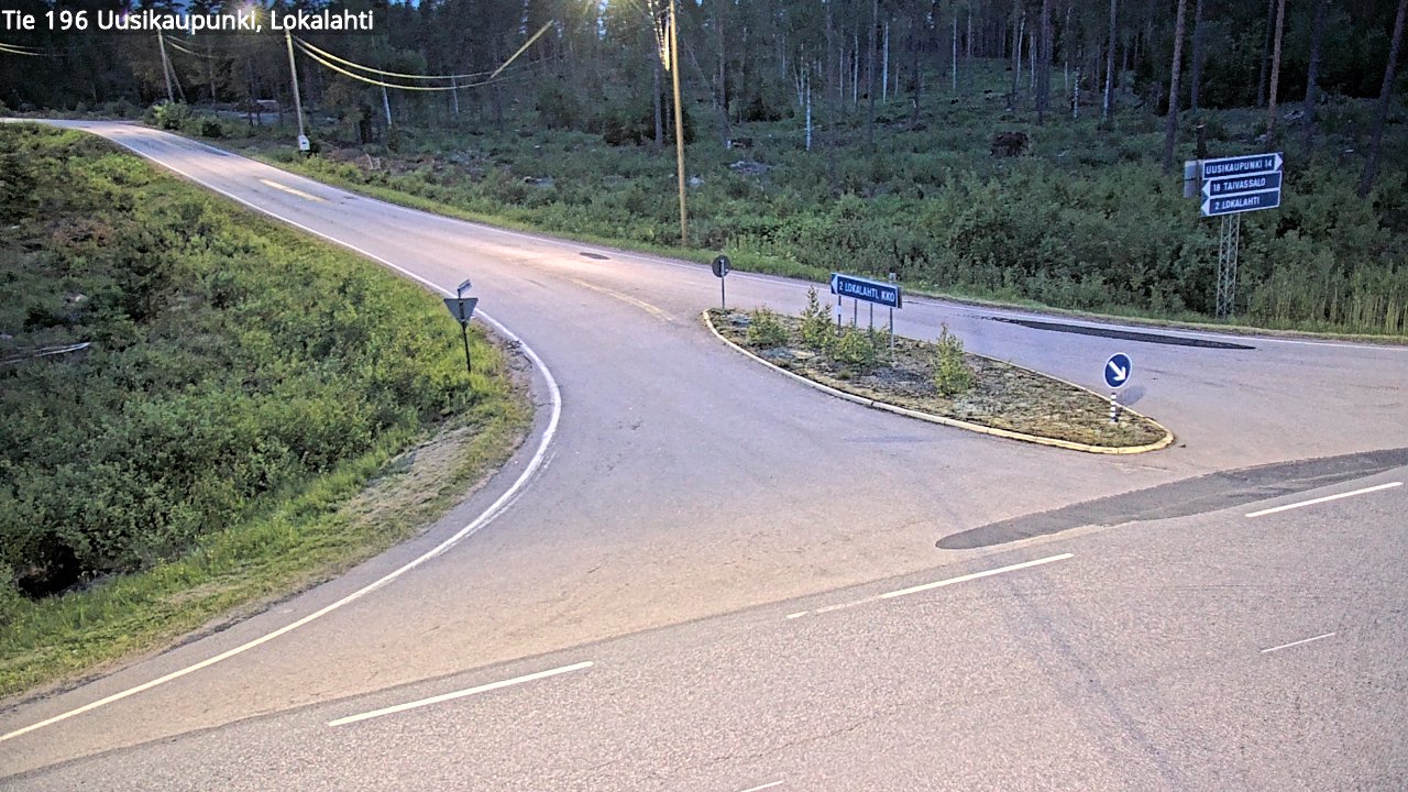 Kelikamerat Kuva Tie 196 Uusikaupunki, Lokalahti, Uusikaupunki, Varsinais-Suomi