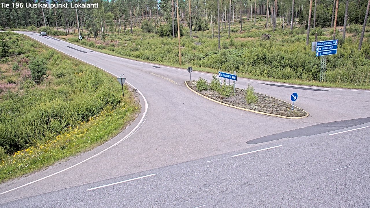 Kelikamerat Kuva Tie 196 Uusikaupunki, Lokalahti, Uusikaupunki, Varsinais-Suomi