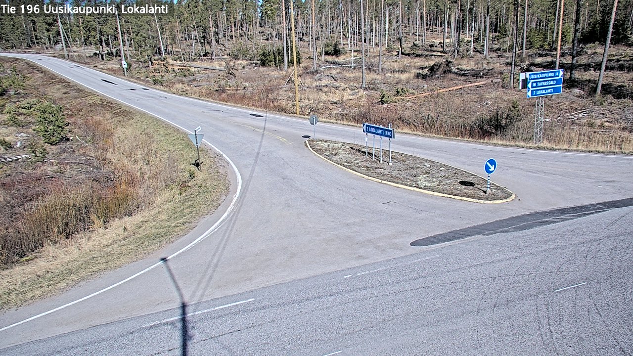 Kelikamerat Kuva Tie 196 Uusikaupunki, Lokalahti, Uusikaupunki, Varsinais-Suomi