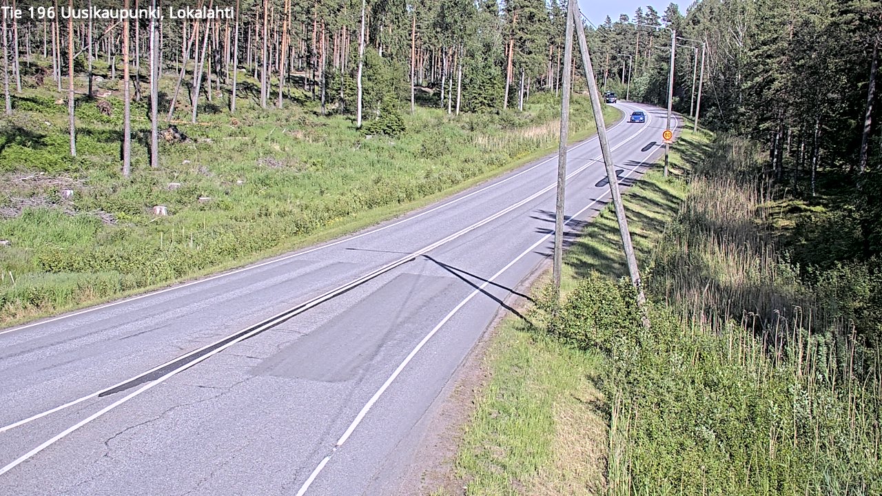 Kelikamerat Kuva Tie 196 Uusikaupunki, Lokalahti, Uusikaupunki, Varsinais-Suomi
