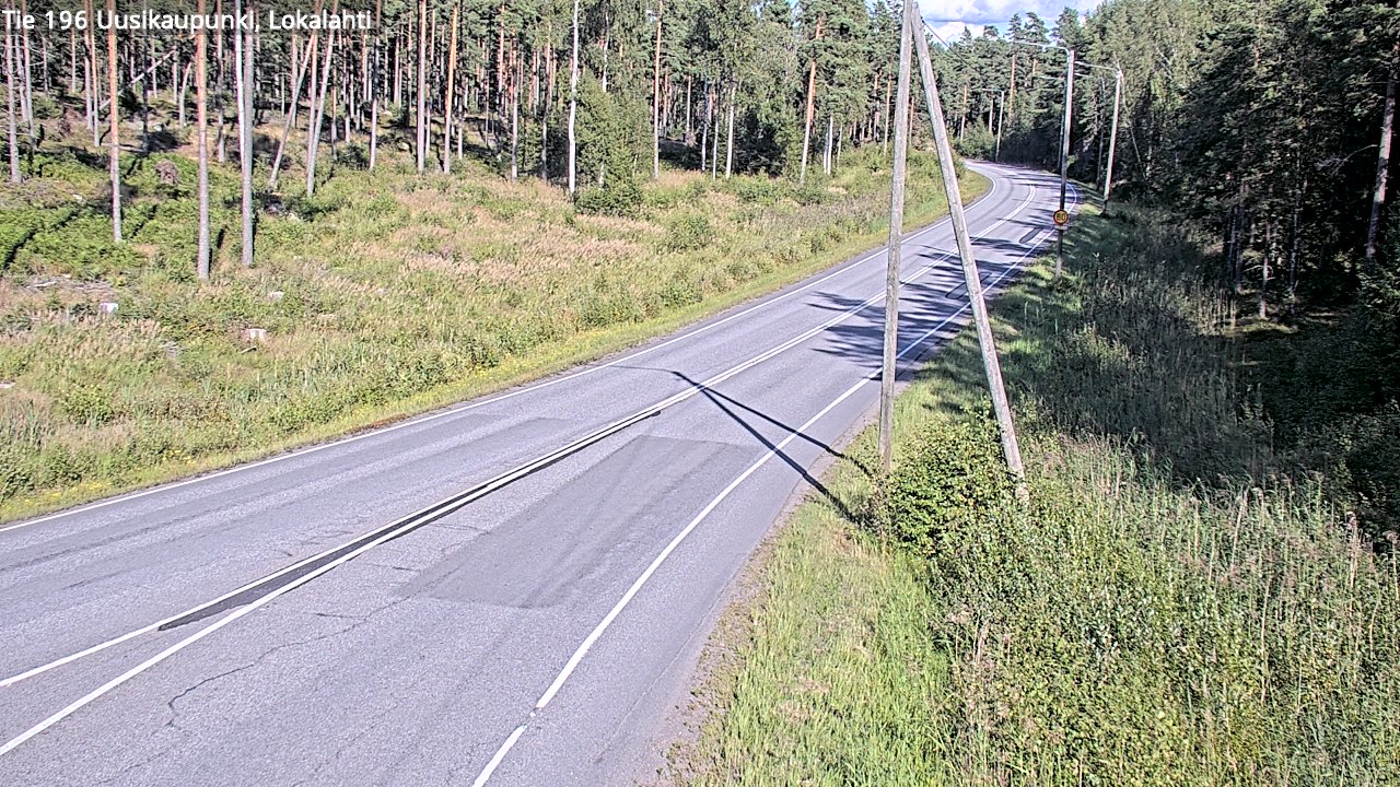 Kelikamerat Kuva Tie 196 Uusikaupunki, Lokalahti, Uusikaupunki, Varsinais-Suomi