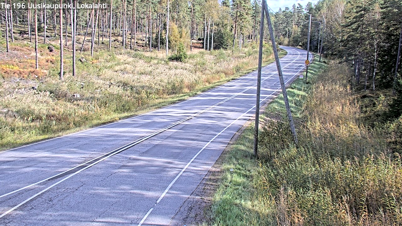 Kelikamerat Kuva Tie 196 Uusikaupunki, Lokalahti, Uusikaupunki, Varsinais-Suomi