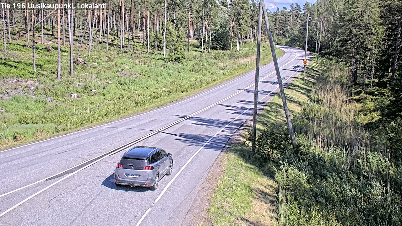 Kelikamerat Kuva Tie 196 Uusikaupunki, Lokalahti, Uusikaupunki, Varsinais-Suomi