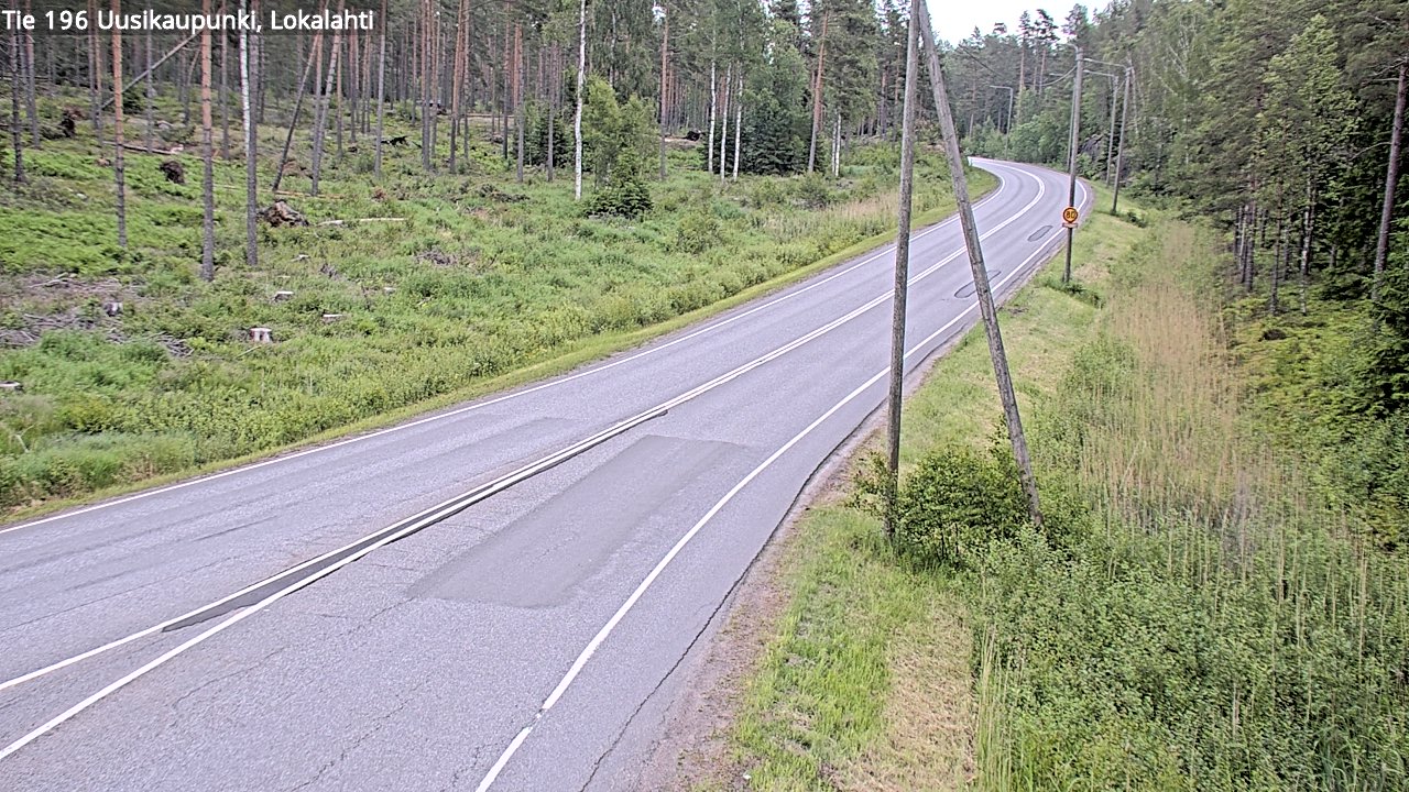 Kelikamerat Kuva Tie 196 Uusikaupunki, Lokalahti, Uusikaupunki, Varsinais-Suomi