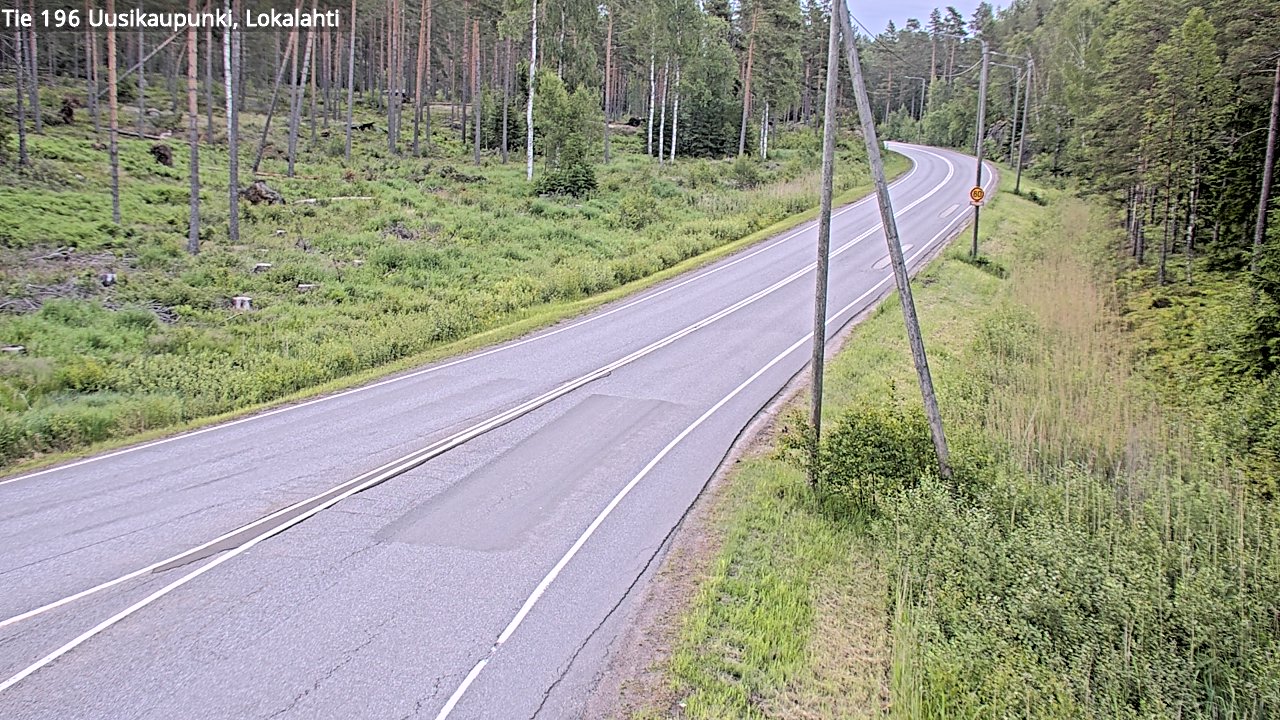Kelikamerat Kuva Tie 196 Uusikaupunki, Lokalahti, Uusikaupunki, Varsinais-Suomi