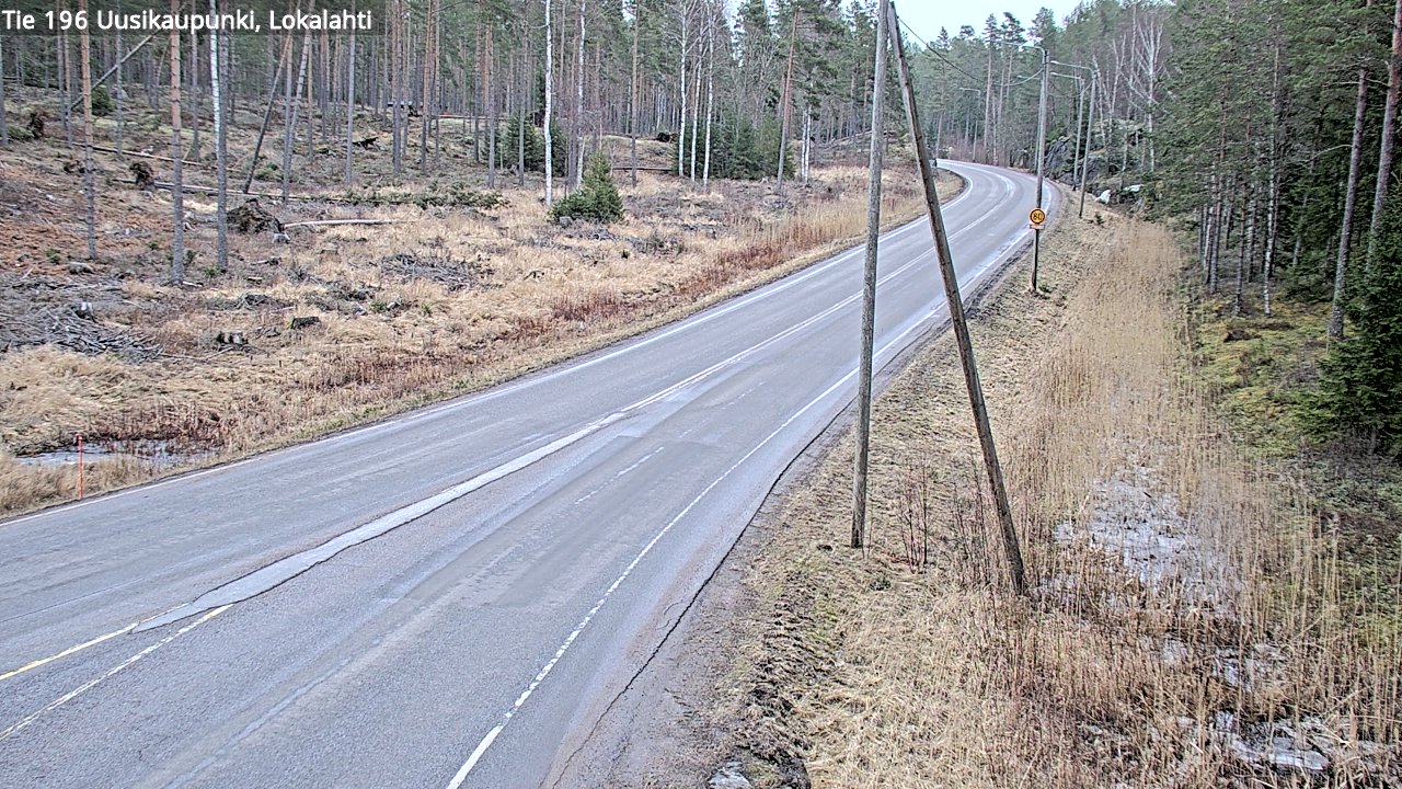 Kelikamerat Kuva Tie 196 Uusikaupunki, Lokalahti, Uusikaupunki, Varsinais-Suomi