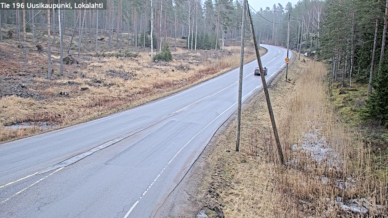 Kelikamerat Kuva Tie 196 Uusikaupunki, Lokalahti, Uusikaupunki, Varsinais-Suomi