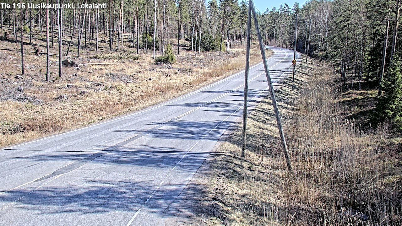 Kelikamerat Kuva Tie 196 Uusikaupunki, Lokalahti, Uusikaupunki, Varsinais-Suomi