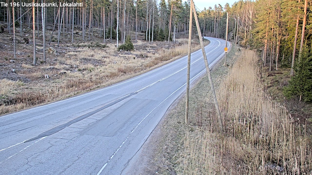 Kelikamerat Kuva Tie 196 Uusikaupunki, Lokalahti, Uusikaupunki, Varsinais-Suomi