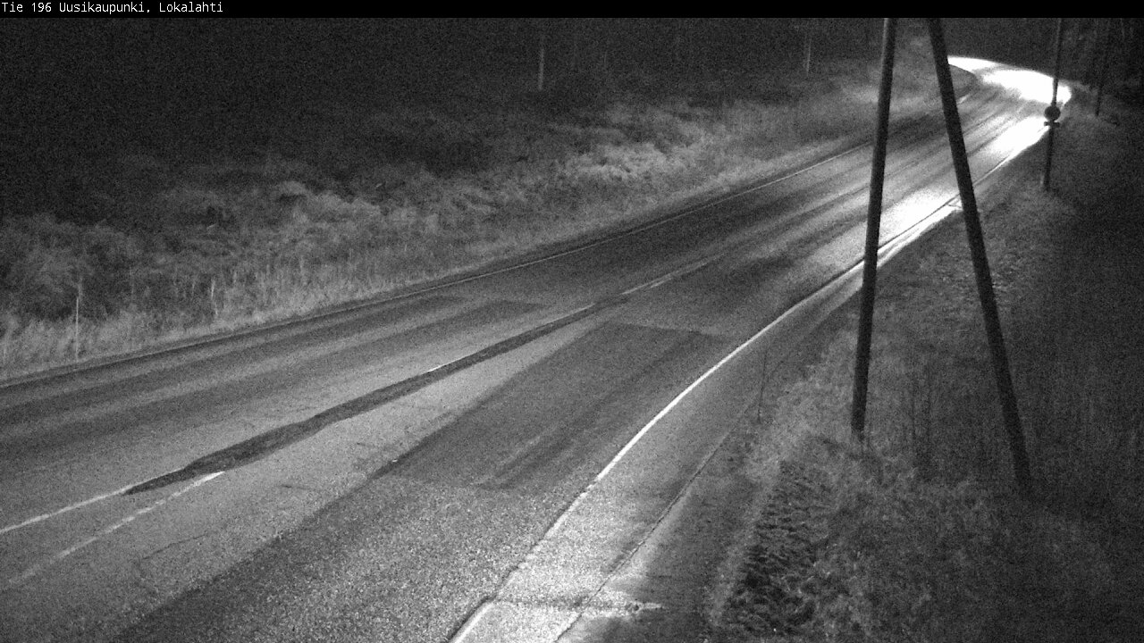 Weather Camera Image Road 196 Uusikaupunki, Lokalahti, Uusikaupunki, Varsinais-Suomi