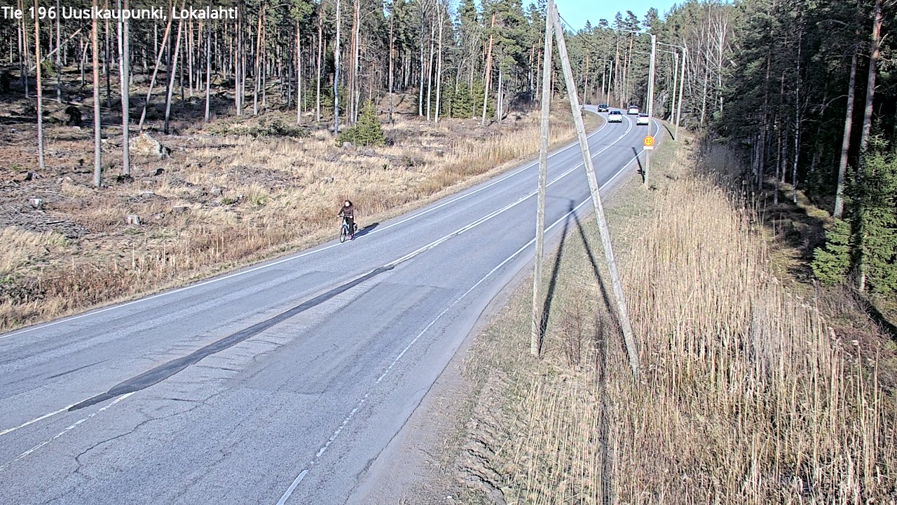 Kelikamerat Kuva Tie 196 Uusikaupunki, Lokalahti, Uusikaupunki, Varsinais-Suomi