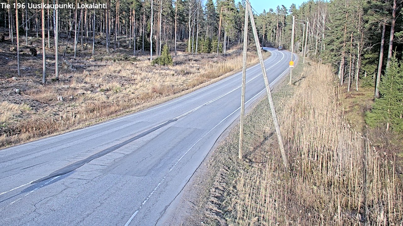 Kelikamerat Kuva Tie 196 Uusikaupunki, Lokalahti, Uusikaupunki, Varsinais-Suomi
