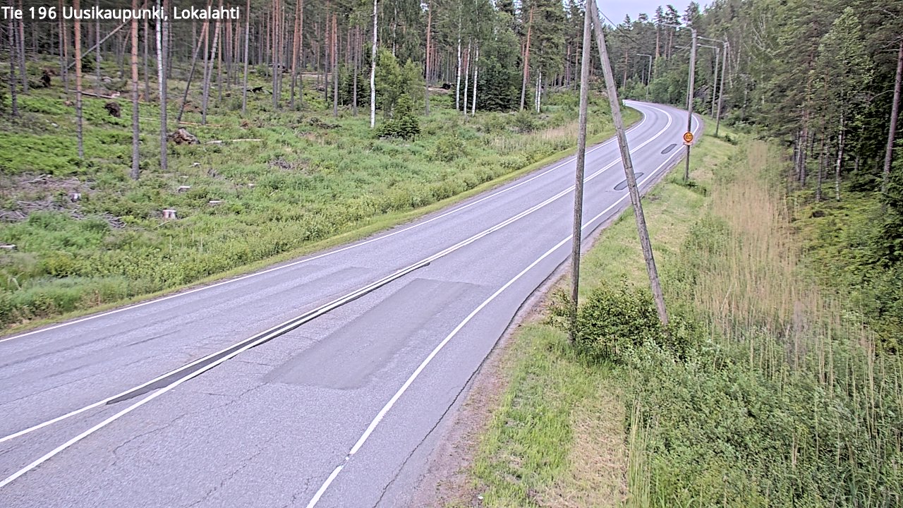 Kelikamerat Kuva Tie 196 Uusikaupunki, Lokalahti, Uusikaupunki, Varsinais-Suomi